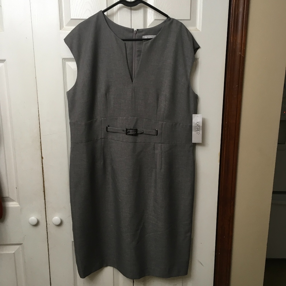Kasper NWT dark grey Sleeveless Dress